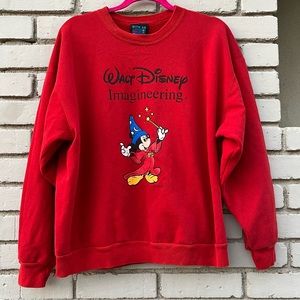 Vtg Walt Disney Imagineering Sorcerer Mickey Sweatshirt - Size XL